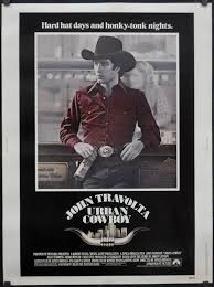 Urban cowboy movie poster 2ftx3ft. Urban Cowboy 1980 Original 30x40 Movie Poster John Trav