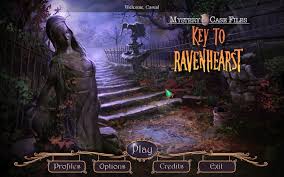 Menu Of Mystery Case Files 12 Key To Ravenhearst Mystery Best Games Big Fish Games