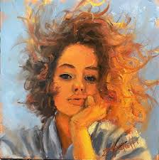 Curly Hair Original Artwork for Sale