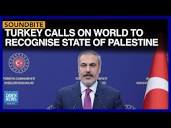 Turkey Calls On World To Recognise State Of Palestine | Dawn News ...