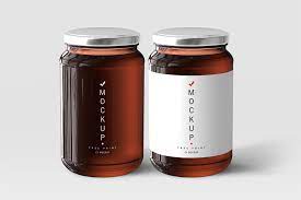 Download Download Honey Jar Mockup For Free This Awesome Mock Up Is Available As A Freebie Replace Your Artwork In This Mock Up B Honey Jar Labels Honey Jar Free Honey
