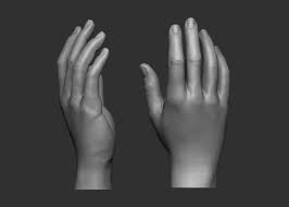Zhinocha Ruchna Poza 1 3d Model Stl 1 Hand Pose Print Models Model