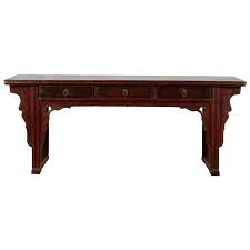 Set the tone for the rest of your home with a designer console table, to create a shop our collection of hallway tables for bold, industrial styles. Chinese 19th Century Qing Dynasty Elm Low Console Table With Three Drawers For Sale At 1stdibs