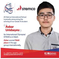 Congratulations to our winners at International Olympiad STEMCo