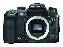 Konica minolta dynax 7d handling existing minolta owners will approve of this camera.it shares the same design as the current dynax 7 and feels great to hold. Konica Minolta Dynax 7d Maxxum 7d 6 1mp Digitalkamera Schwarz Kit Mit Nur Geha Use Objektiv Gunstig Kaufen Ebay