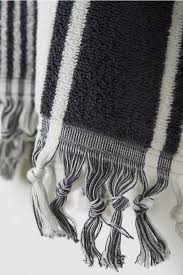 Black And White Striped Hand Towels Striped Hand Towel