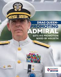 Rear Admiral Donnelly was originally selected to command the 7th fleet, the  largest fleet in the U.S. Navy. But following Daily Wire's inquiry of  Donnelly allowing drag queen performances aboard his ships,