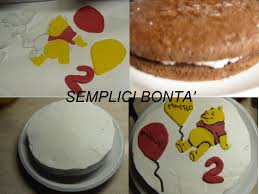 La bagna era il succo delle pesche sciroppate, e le decorazioni una cialda di winnie the pooh che mio figlio adora, e della panna montata con zucchero e pannafix (prodotto della paneangeli fantastico!!) Torta Di Compleanno Con Winnie The Pooh