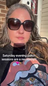 Front porch sitting. 🌞