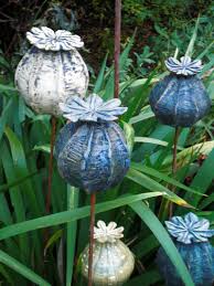 Poppy Seedheads Stoneware Ceramics Handbuilt Keramiek Handgemaakt Aardewerk Keramische Kunst