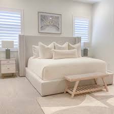 Our master night time rafael bed by zgallerie houndstooth from z gallerie bedroom set , image source: Z Gallerie When Opting For A Neutral Color Palette In Your Bedroom Make Statements With Your Furniture Instead We Love How Catherinealexanderr Achieves This Look By Making Our Luka Bed The