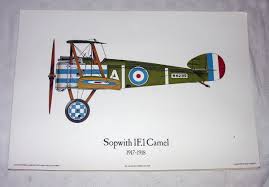 Sopwith 1F.1 Camel Print Larck Historical Graphics by Don Lindquist