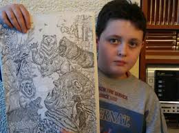 11 Year Old Boy Creates Amazingly Detailed Nature Drawings Nature Drawing Drawings Drawing Skills