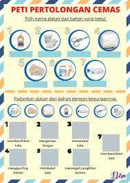 Pertolongan cemas merupakan rawatan kecemasan yang diberikan dengan segera sebelum bantuan atau perawat yang bertauliah tiba. Ejercicio De Alat Dan Bahan Peti Pertolongan Cemas