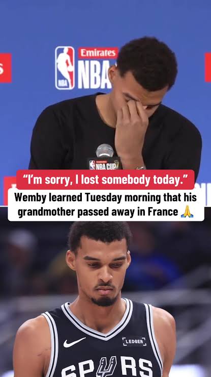 Victor Wembanyama's Emotional NBA Cup Final Moment