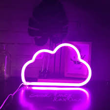 Amazon Com Sky Series Led Neon Light Sign Moon Cloud Star Lightning Sign Night Lights Wall Decor Home Decoration Light For Kids Room Bedroom Birthday Wedding Party Gift Cloud Pink Home Kitchen
