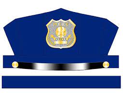 Digital Download Blue Police Hat Printable Law Enforcement Dramatic Play Center Community Helper Paper Cop Cap Child S Dress Up Activity In 2021 Police Hat Police Police Party