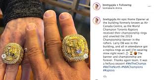 Maybe you would like to learn more about one of these? Home Opener Fans Receive Replica Raptors Nba Championship Rings Toronto Times