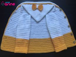 Tig Isi Kapsonlu Bebek Hirkasi Yapimi Baby Knitting Patterns Kapsonlular Tig Isleri