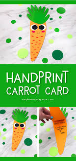 From inspiring, religious easter cards to the most hilarious greetings, we. Handprint Carrot Easter Card Free Template
