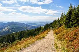 Řsd čr správa hradec králové pouchovská 401/59, 503 41 hradec králové. Tourist Trail In National Park Krkonose Near Rokytnice Nad Jizerou Stock Photo Picture And Royalty Free Image Image 103246197