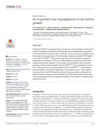 podoplanin in hair follicle growth