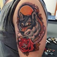 Wolf Tattoo Wolf Tattoos Wolf Tattoo Traditional Neo Traditional Tattoo