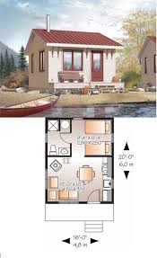 6x5 Y Con El Bano Separado De La Cocina Tiny House Cabin Guest House Plans Tiny House Plans