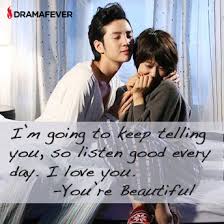 Check spelling or type a new query. K Drama Youre Beautiful Quotes Quotesgram