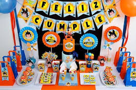 Decoracion Con El Kit Imprimible De Dragon Ball Fiesta De Goku Fiesta Del Dragon Cumpleanos De Dragon