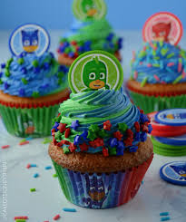 Cupcake Decorating Ideas For Boy Birthday Pin On Pj Masks Birthday Party