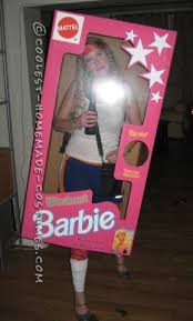 I was stressing about an original costume, with me being pregnant. Coolest Diy Barbie And Ken Couple Costume