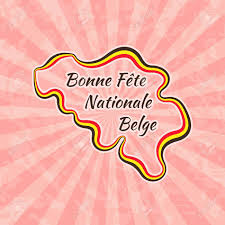L'union fait la force en néerlandais: Happy Belgian National Day Greeting Card For 21 July With Text Royalty Free Cliparts Vectors And Stock Illustration Image 42872907
