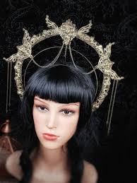 Art Nouveau, Halo Headband, Halo, Gothic Crown, Gothic Headpiece, Gothic  Headdress, Holy Crown, Goth Crown