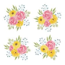 After its flowers fade, cut back the plant by about a third to promote further blooming and reduce legginess. Watercolor Pink Yellow Peony Flower Arrangement Collection 1213777 Vector Art At Vecteezy