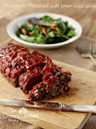 Homestyle Meatloaf With Brown Sugar Glaze Recipe Homestyle Meatloaf Traditional Meatloaf Recipes Meatloaf