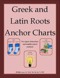 beginning greek and latin roots anchor charts