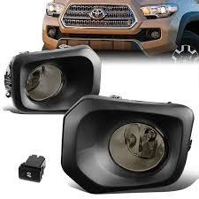 2016 Toyota Tacoma Smoked Lens Fog Lights W Bezel Switch Bulbs Toyota Tacoma Tacoma Toyota