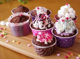 カップ ケーキ チョコ デコレーション