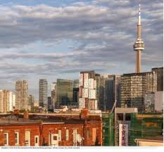 Toronto, on m5t 1k6, ca. Where Did The Cn Tower Go Building Frenzy Grips Toronto The South Bayview Bulldog