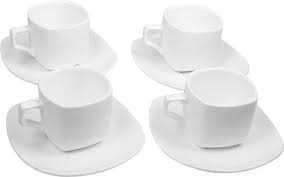 Vintage royal albert spring song garden party tea cup saucer blossom rose chintz #royalalbert. Wilmax England Fine Porcelain Tea Cup And Saucer 200 Ml White Set Of 4 Windmywings Com