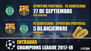 An own goal by former liverpool defender sebastian coates earns barcelona a champions league group b victory away to sporting lisbon. Entrances Fc Barcelona Vs Sporting Lisbon Champions League
