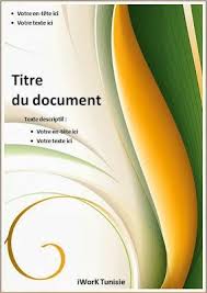 Resultat De Recherche D Images Pour Page De Garde D Un Projet Professionnel Cover Page Template Word Word Template Design Cover Page Template