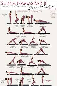 Surya Namaskar B Easy Yoga Workouts Yoga Routine Cool Yoga Poses