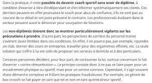 Confidentiel, sans engagement, sans spam. Comment Devenir Coach Sportif Sans Diplome Mon Business Facile
