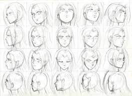 Anime drawing is a favourite among young try drawing cylinders and cubes at different angles producing a 3d effect. How To Draw Anime Faces In Different Angles Novocom Top