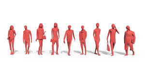 Low Poly Posed People Pack 3 This Royalty Free 3d Model Or Texture Is Available For