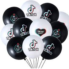 Free shipping on orders over $25 shipped by amazon. 40pcs Tiktok Balloons Happy Birthday Latex Party Balloons With Tiktok Logo For Tiktok Theme Birthday Party Supplies And Decorations Walmart Com Walmart Com