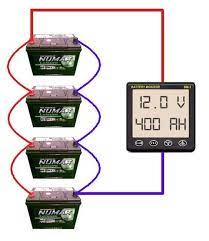 Correct battery voltage or capacity for a particular dc installation. Parallel Batteriebank Schaltplan Solar Battery Solar Panel Battery Battery Bank