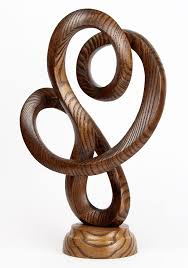 Abstract Sculpture For Modern Home Modern Statue Modern Etsy In 2020 Wooden House Decoration Carved Wood Sculpture Wooden Sculpture